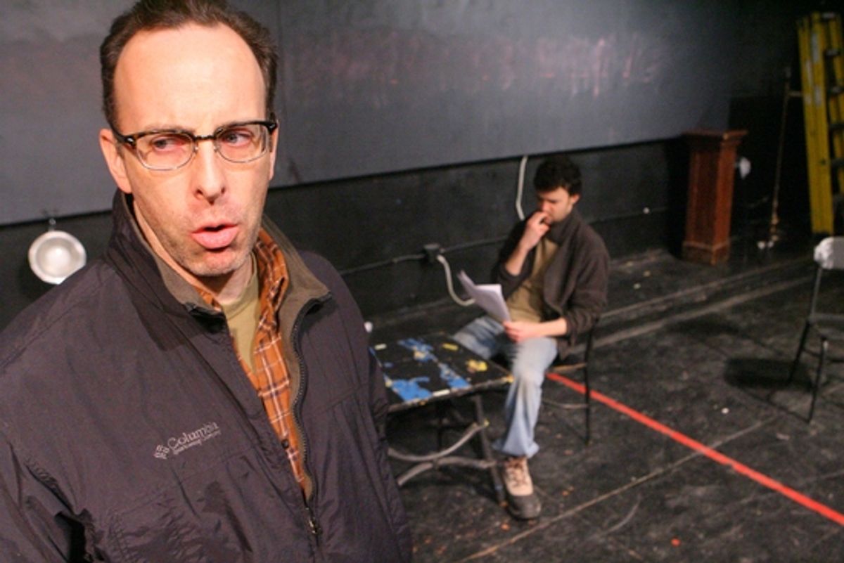  (l to r) Joe Dempsey (Marsden) and Brennan Buhl (Evans) at 