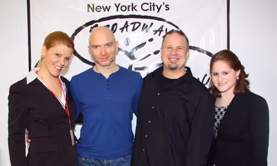 Jennifer Johns (Program Director), Michael Cerveris, Ross Stoner (Associate Director) Photo