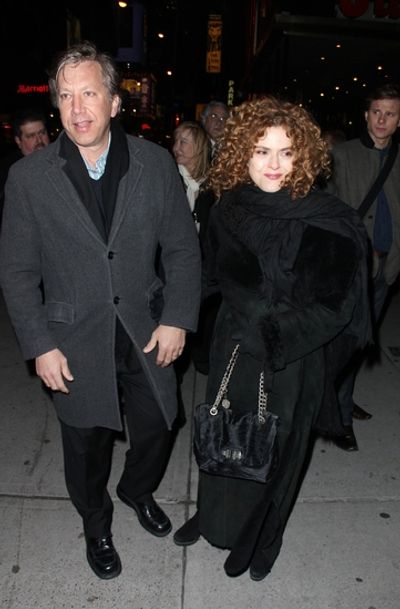 Bernadette Peters with her date Richard Photo