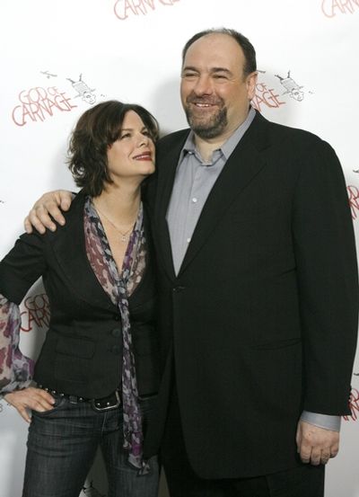 Marcia Gay Harden and James Gandolfini

 Photo