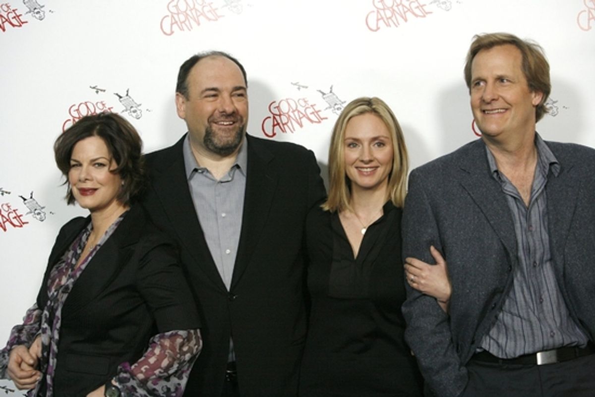 Marcia Gay Harden, James Gandolfini, Hope Davis and Jeff Daniels

 at 