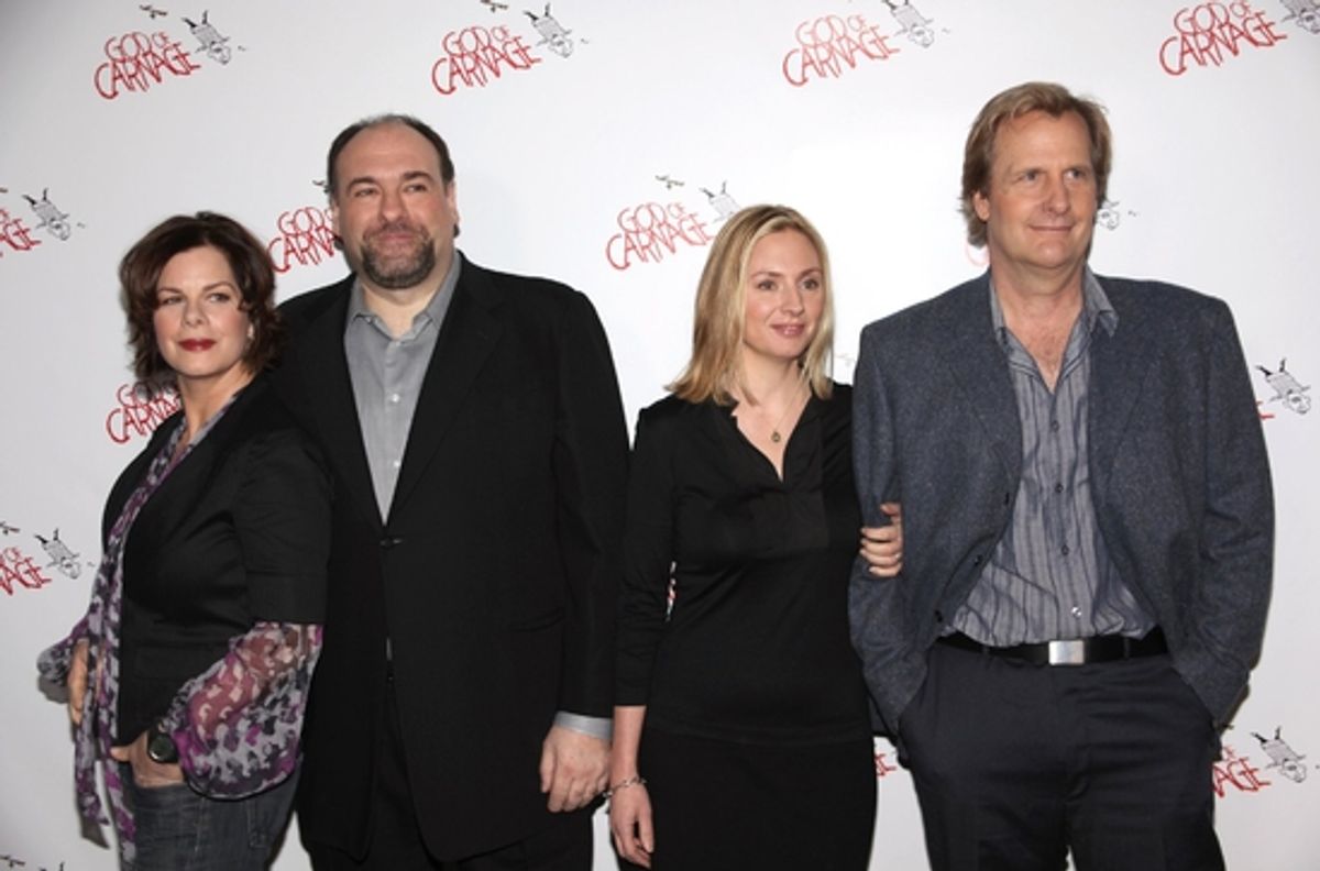 Marcia Gay Harden, James Gandolfini, Hope Davis and Jeff Daniels at 