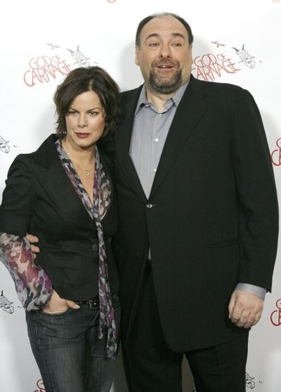 Marcia Gay Harden and James Gandolfini

 Photo