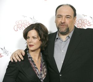 Marcia Gay Harden and James Gandolfini @ BroadwayWorld Marcia Gay Harden and James Gandolfini Photo