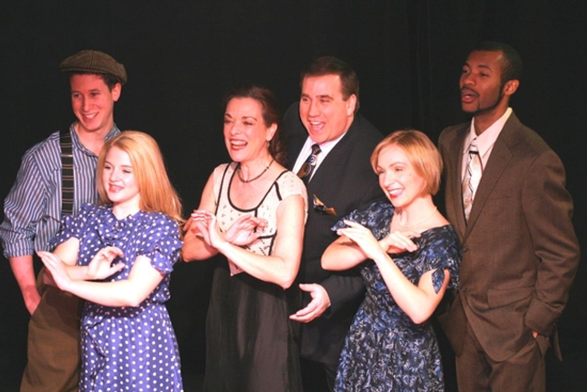 LtoR: Morgan West, Jennafer Newberry, Deborah Tranelli, Bill Daugherty, Christina Morrell & Alexander Elisa   at 