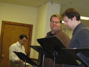 David Loud, John Treacy Egan and John Bolton Photo