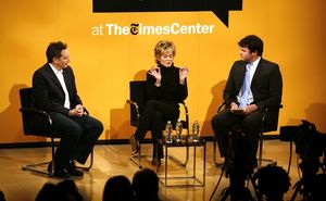 Jane Fonda, Moises Kaufman and Patrick Healy @ BroadwayWorld Jane Fonda, Moises Kaufman and Patrick Healy Photo