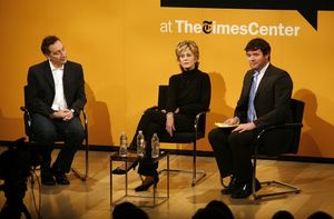 Jane Fonda, Moises Kaufman and Patrick Healy
@ BroadwayWorld Jane Fonda, Moises Kaufman and Patrick Healy
Photo