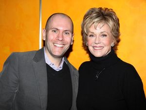 Eric Schnall and Jane Fonda Photo