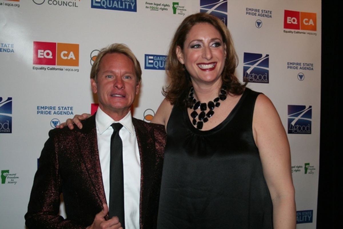 Carson Kressley and Judy Gold at 