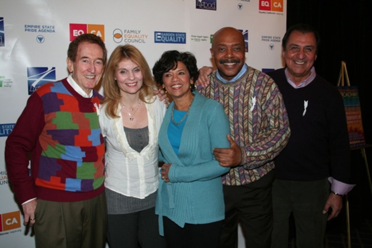 Sesame Street's Bob McGrath (Bob), Allisoin Bartlett-O'Reilly (Gina), Sonia Manzano (Maria), Roscoe Orman (Gordon)  at 