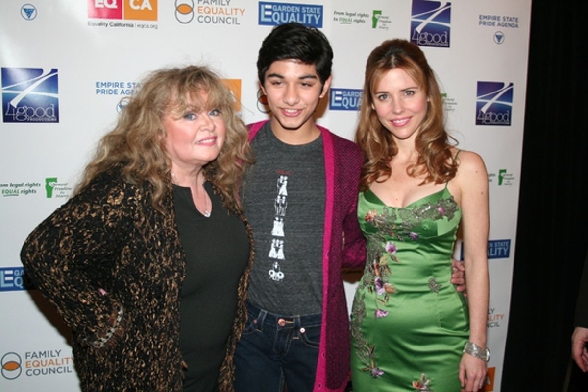 Sally Struthers, Mark Indelicato and Kerry Butler at 