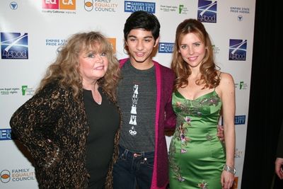 Sally Struthers, Mark Indelicato and Kerry Butler Photo