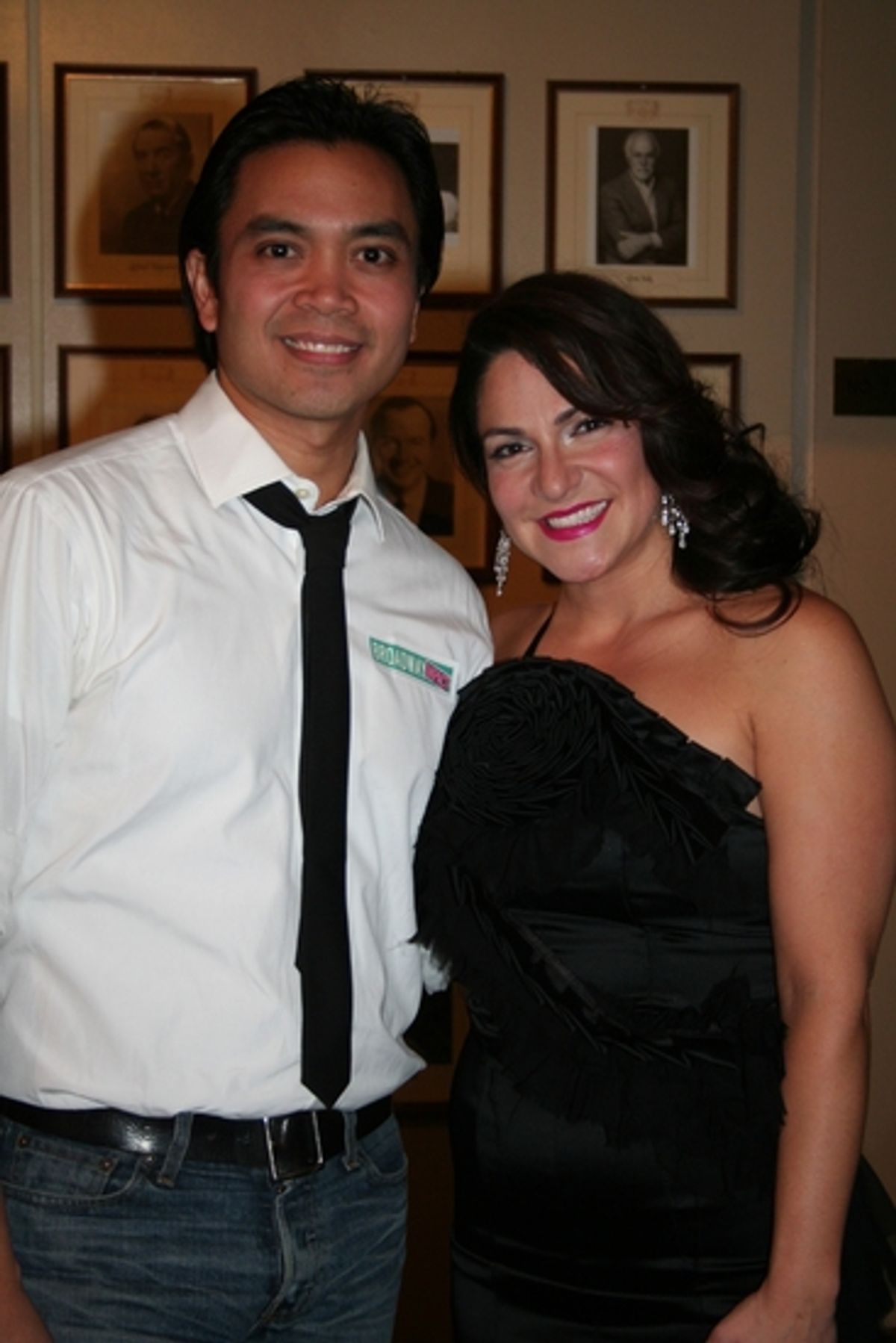 Jose Llana and Shoshana Bean

 at 