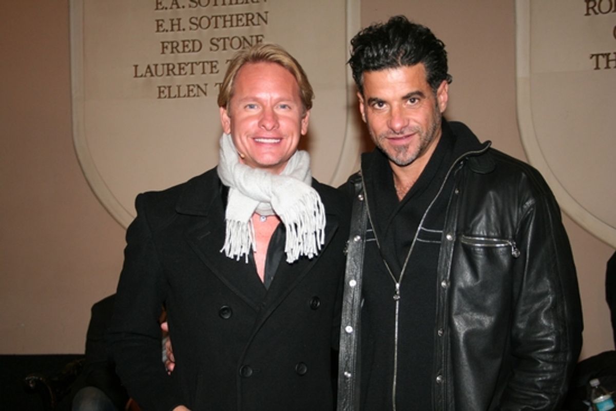 Carson Kressley and John Guerrera

 at 