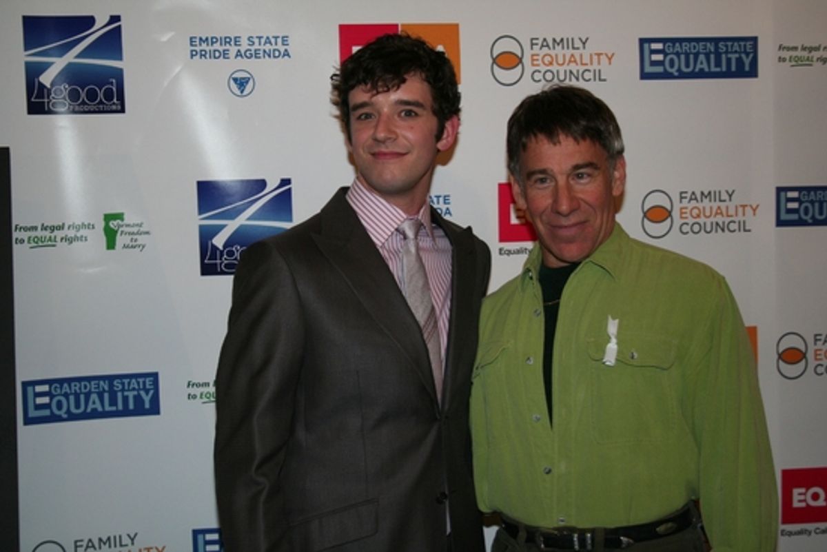 Michael Urie and Stephen Schwartz

 at 