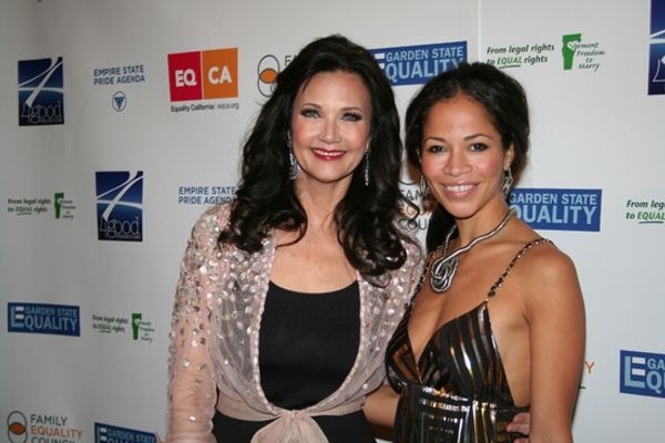 Lynda Carter and Sherri Saum Photo