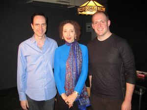Bill Connington, Joyce Carol Oates and Thomas Caruso Photo
