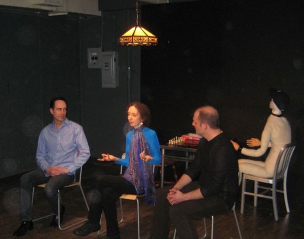Bill Connington, Joyce Carol Oates and Thomas Caruso Photo