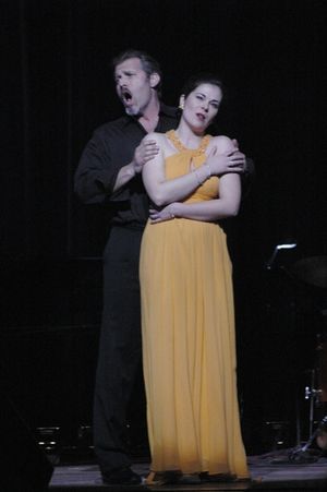 Marc Kudisch and Sarah Jane McMahon Photo