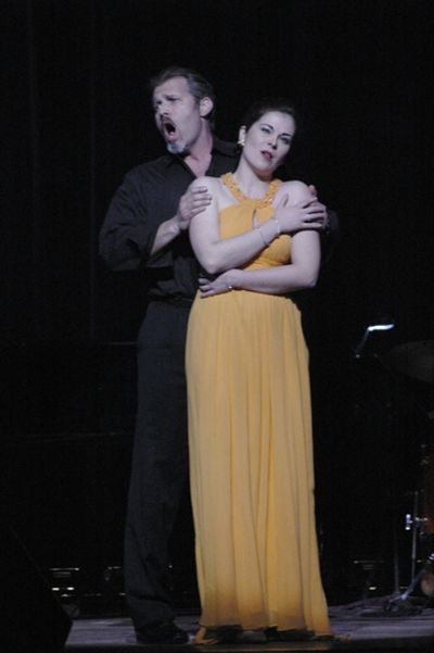 Marc Kudisch and Sarah Jane McMahon Photo