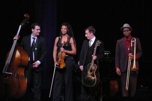 Howard Fishman Quartet-Nathan Peck, Mazz Swift, Howard Fishman, Andrae Murchison Photo