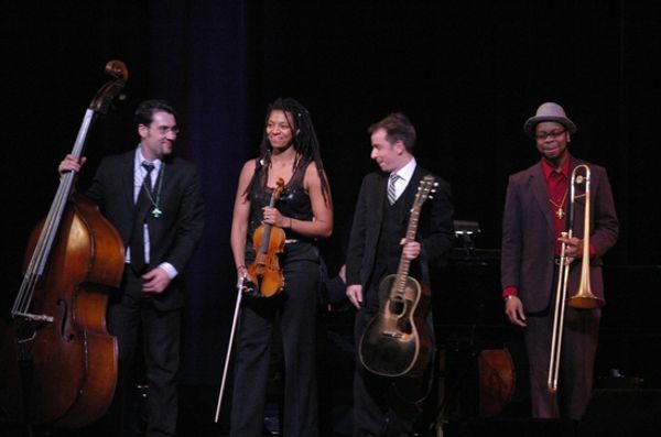 Howard Fishman Quartet-Nathan Peck, Mazz Swift, Howard Fishman, Andrae Murchison Photo
