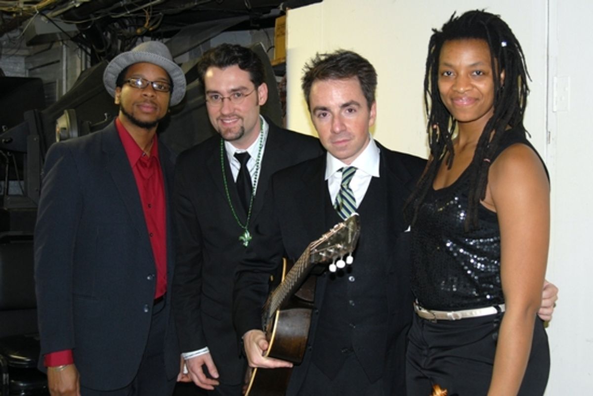 Andrae Murchison, Nathan Peck, Howard Fishman, Mazz Swift at 
