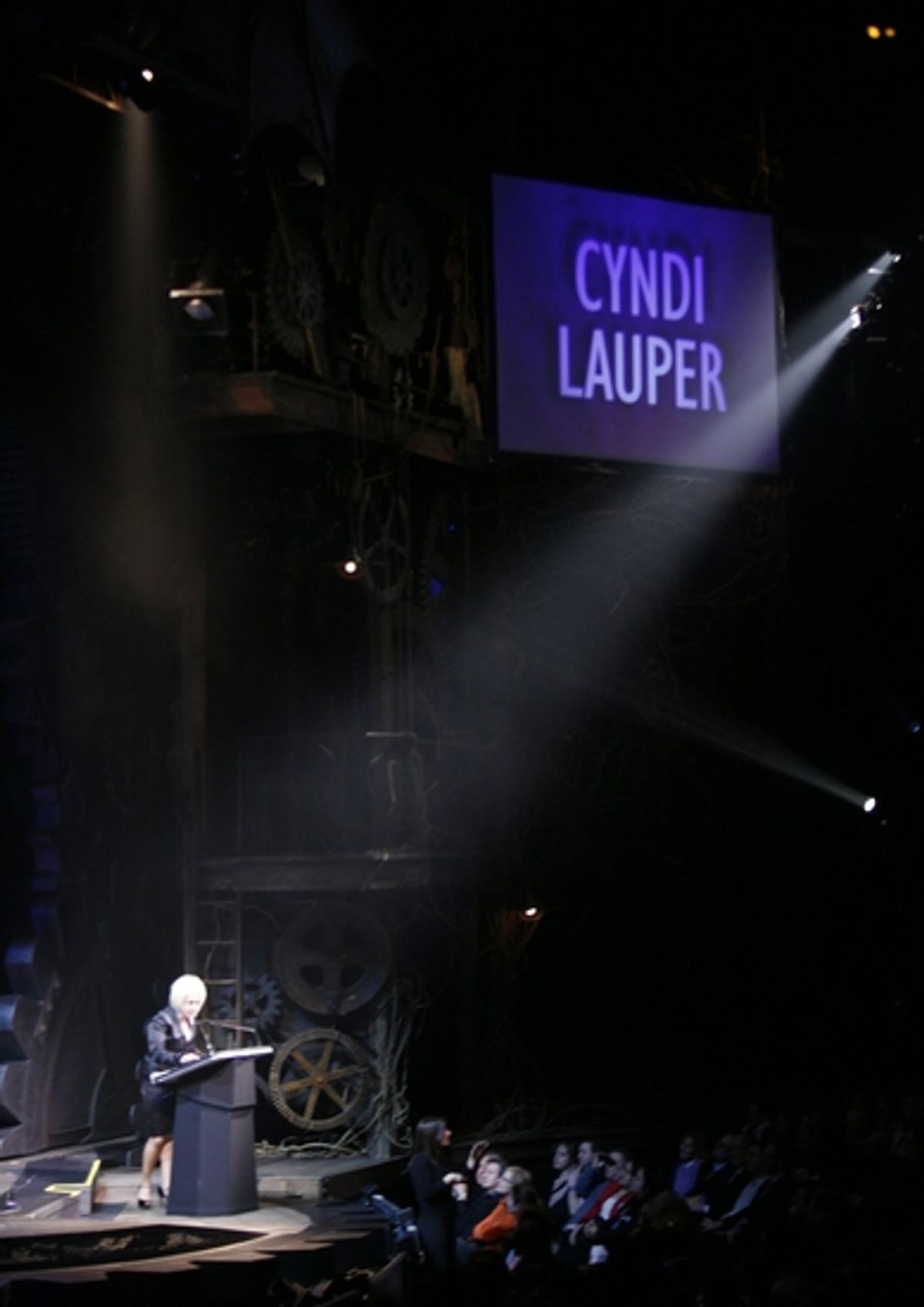 Cyndi Lauper at DEFYING INEQUALITY Performance