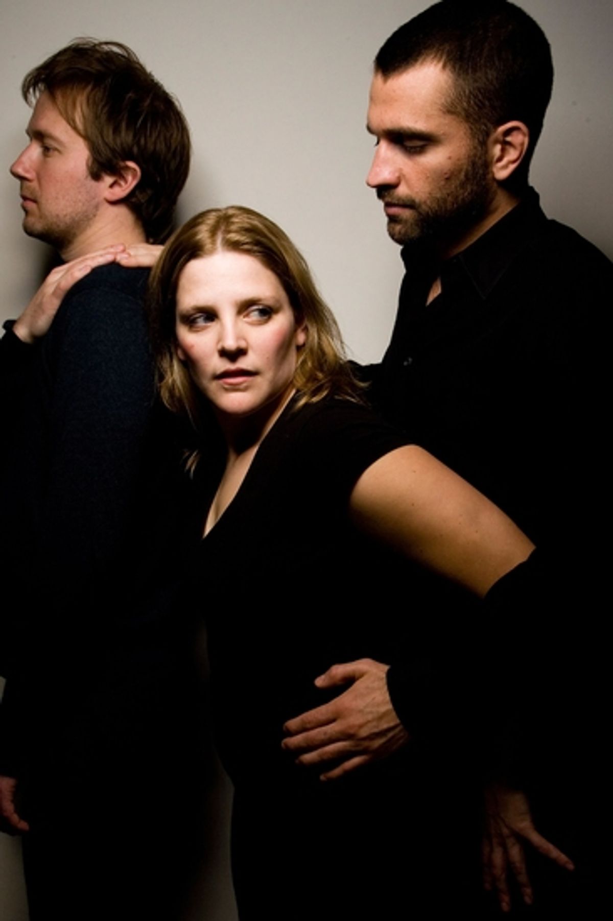 Jeremy Fisher, Calliope Porter, and Matt Devine at 