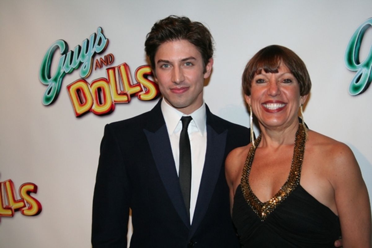 Nick Adams with with proud Mom Janet

 at 