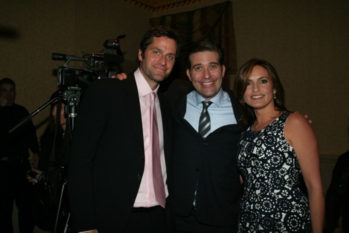 Peter Hermann, Craig Bierko and Mariska Hargitey at 
