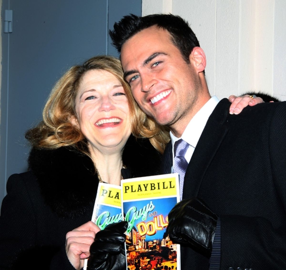 Victoria Clark and Cheyenne Jackson

 at 