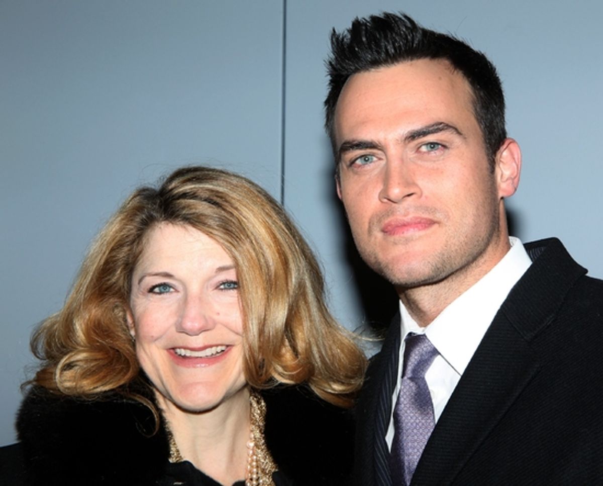 Victoria Clark and Cheyenne Jackson

 at 