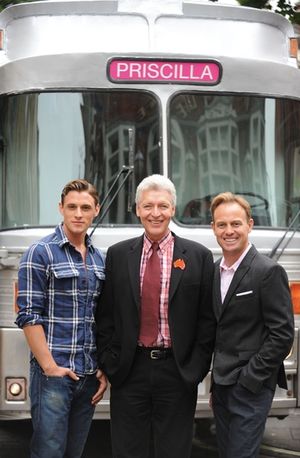 Oliver Thornton, Tony Sheldon and Jason Donovan Photo