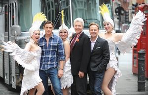 Cockatoos, Oliver Thornton, Tony Sheldon and Jason Donovan Photo