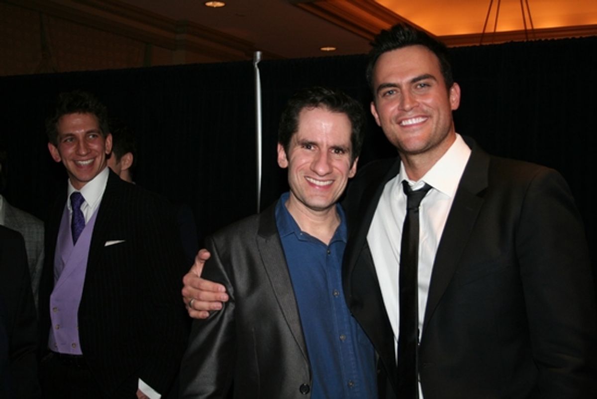 Musical Director Seth Rudetsky and Cheyenne Jackson at 