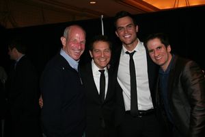 Jonathan Tisch, Michael Feinstein, Cheyenne Jackson and Seth Rudetsky Photo