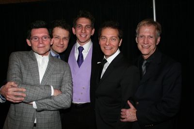 Terrance Flannery, Tom Postilio, Mickey Conlon, Michael Feinstein and David Lewis Photo