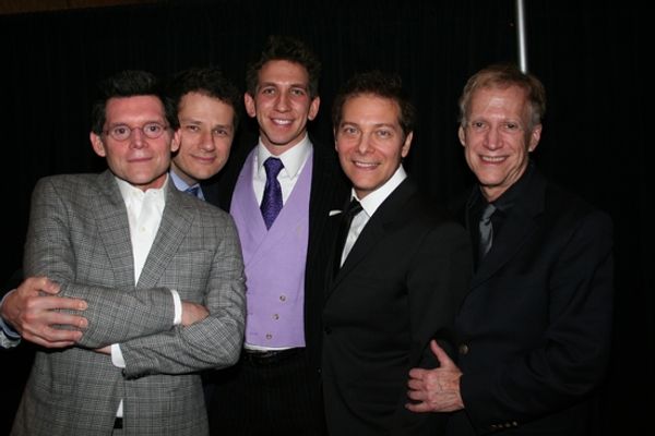 Terrance Flannery, Tom Postilio, Mickey Conlon, Michael Feinstein and David Lewis Photo