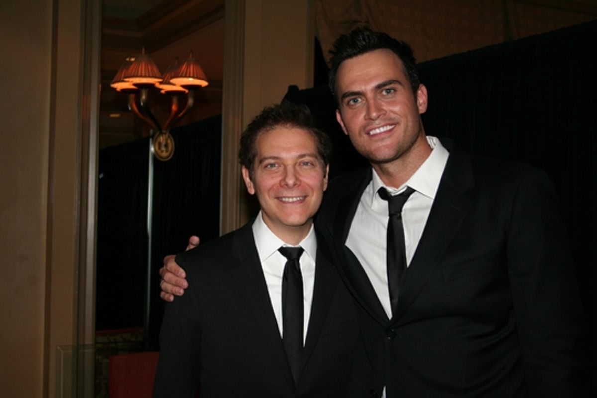 Michael Feinstein and Cheyenne Jackson at 