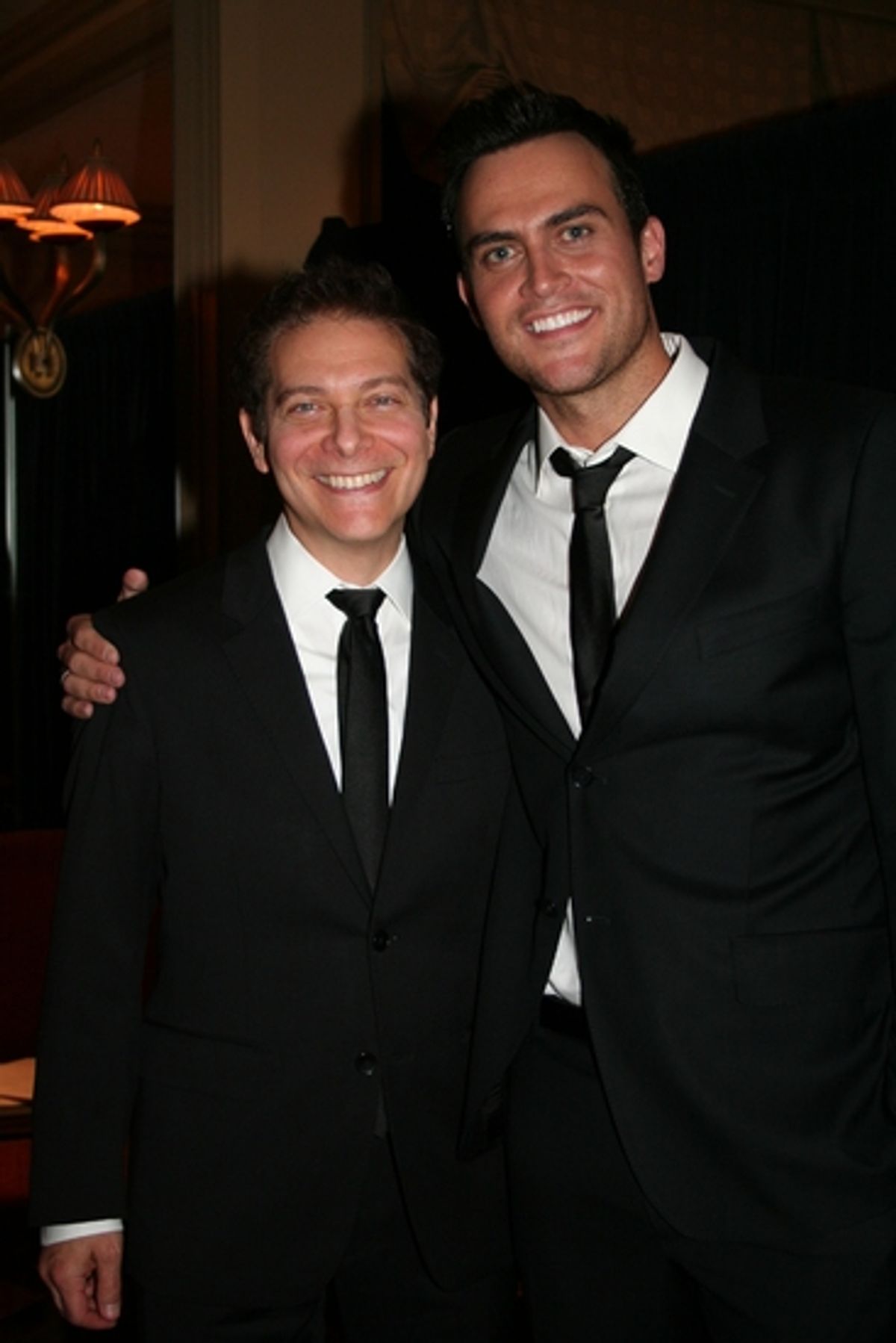 Michael Feinstein and Cheyenne Jackson at 