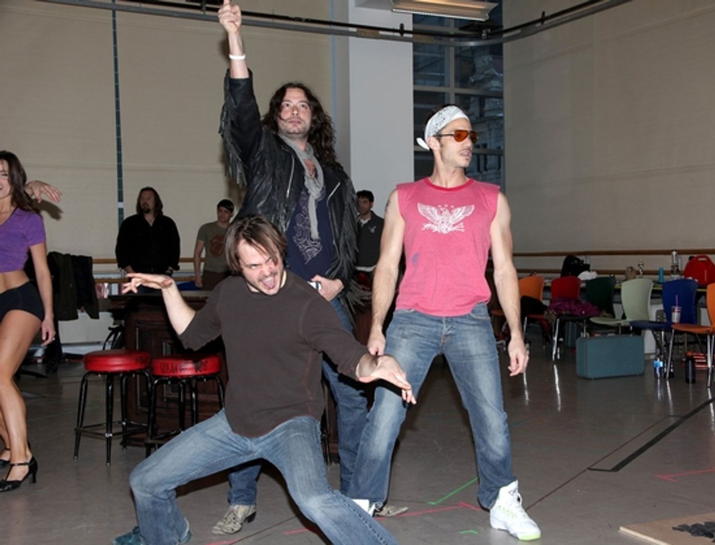Photo Coverage: 'ROCK OF AGES' First Day of Rehearsal at the New 42nd Street Studios!  Image
