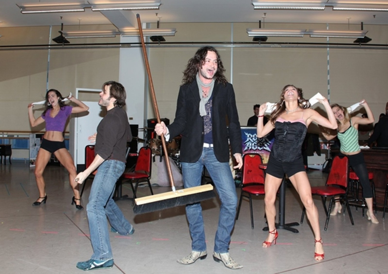 Photo Coverage: 'ROCK OF AGES' First Day of Rehearsal at the New 42nd Street Studios! — photo 22 of 48