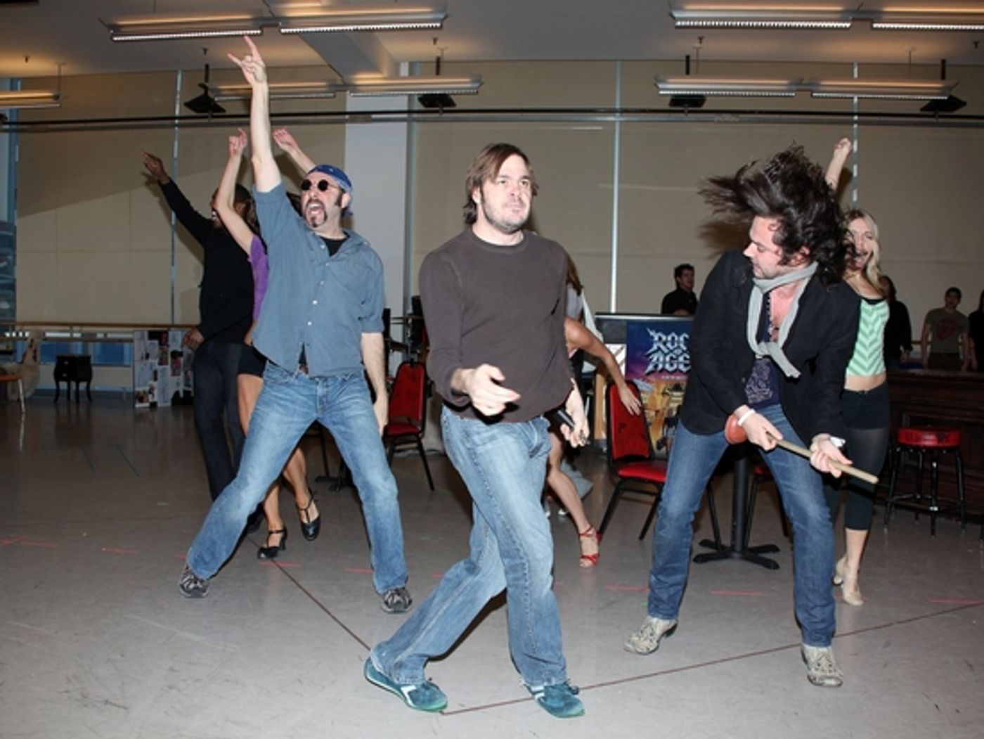 Photo Coverage: 'ROCK OF AGES' First Day of Rehearsal at the New 42nd Street Studios!  Image
