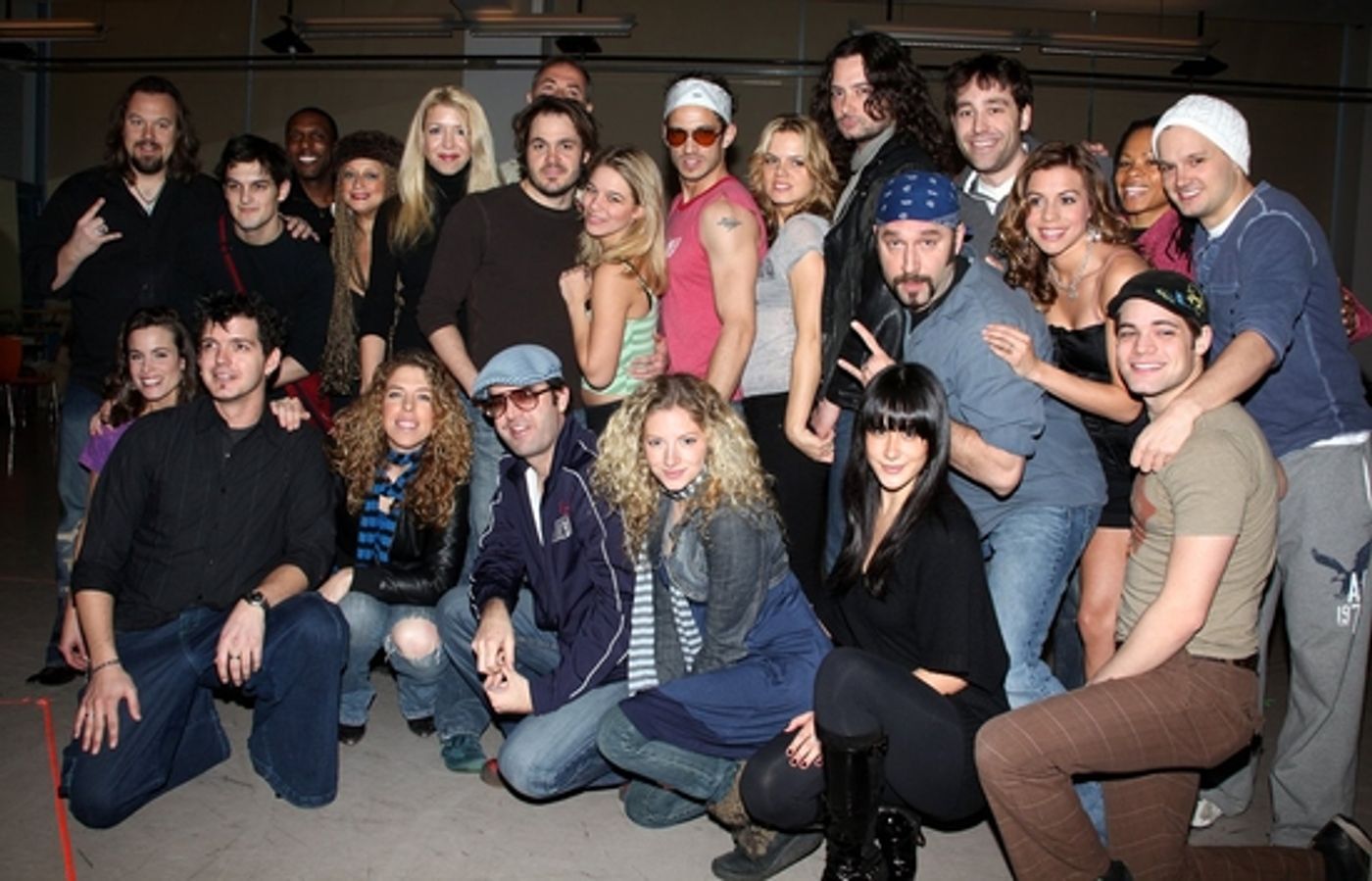 Photo Coverage: 'ROCK OF AGES' First Day of Rehearsal at the New 42nd Street Studios!  Image