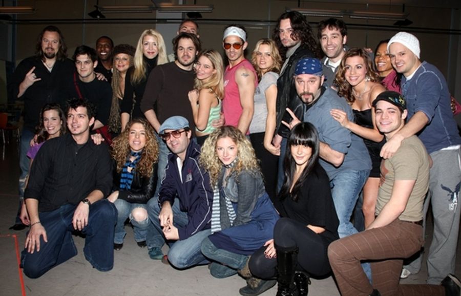 Photo Coverage: 'ROCK OF AGES' First Day of Rehearsal at the New 42nd Street Studios! Image