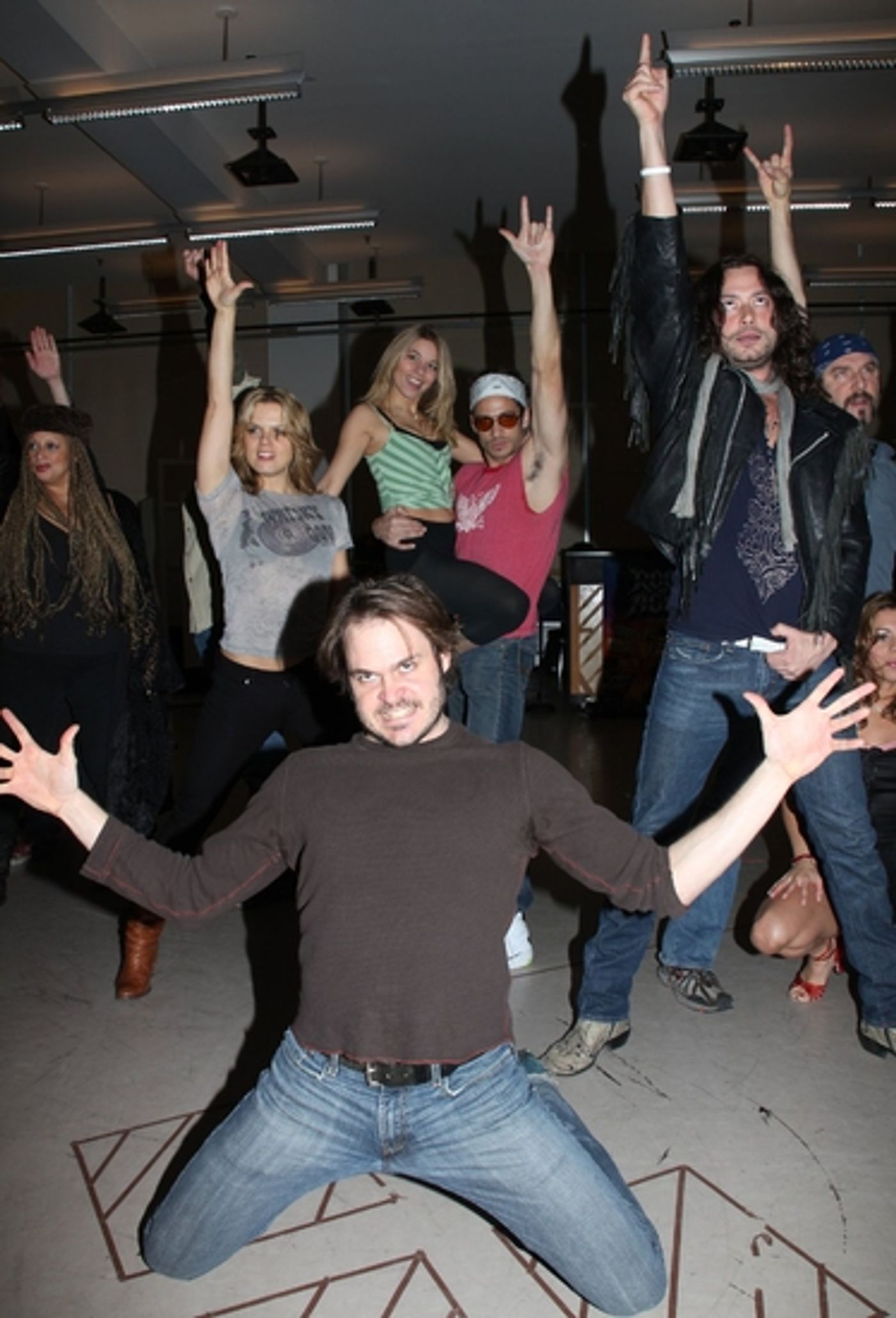 Photo Coverage: 'ROCK OF AGES' First Day of Rehearsal at the New 42nd Street Studios!  Image