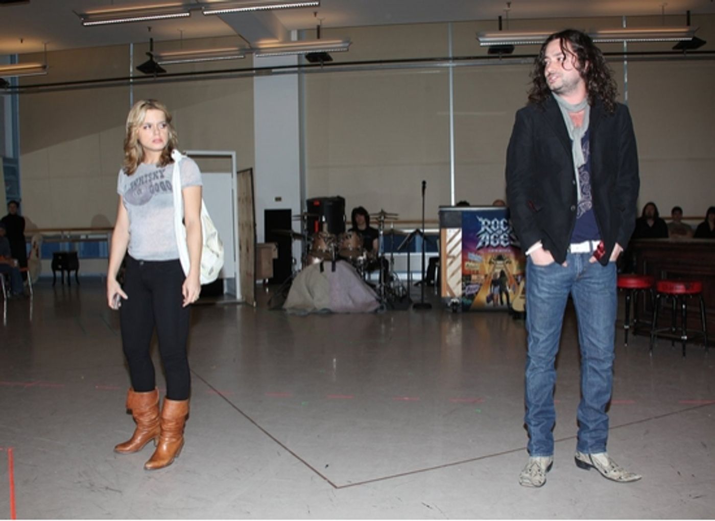 Photo Coverage: 'ROCK OF AGES' First Day of Rehearsal at the New 42nd Street Studios!  Image