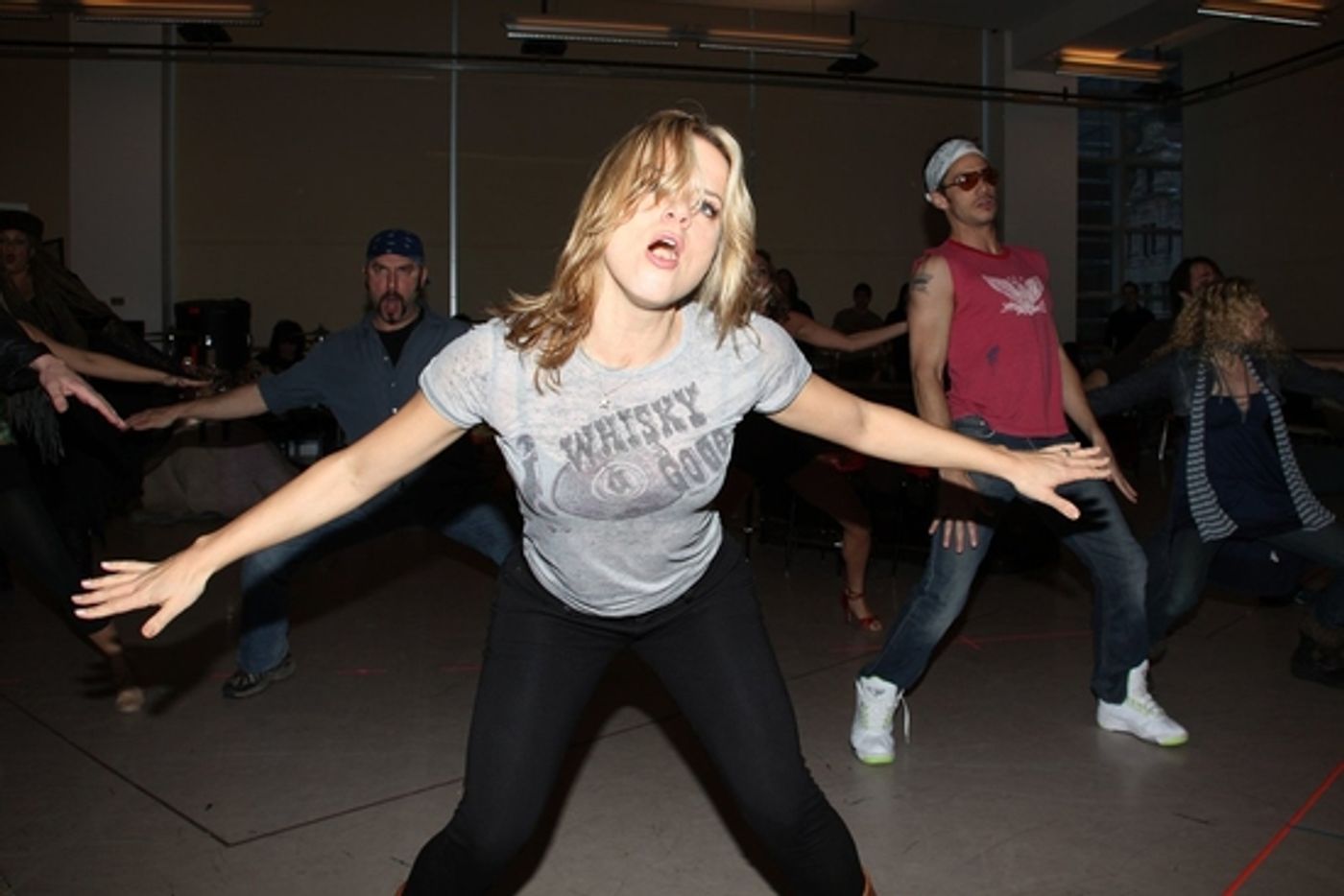Photo Coverage: 'ROCK OF AGES' First Day of Rehearsal at the New 42nd Street Studios!  Image